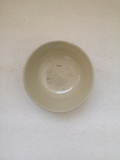 古玩陶瓷磁州窯白釉茶碗拍賣,當前價格680元