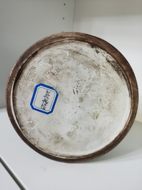古玩陶瓷晚清?藍料彩纏枝花卉花插拍賣,當前價格1188元