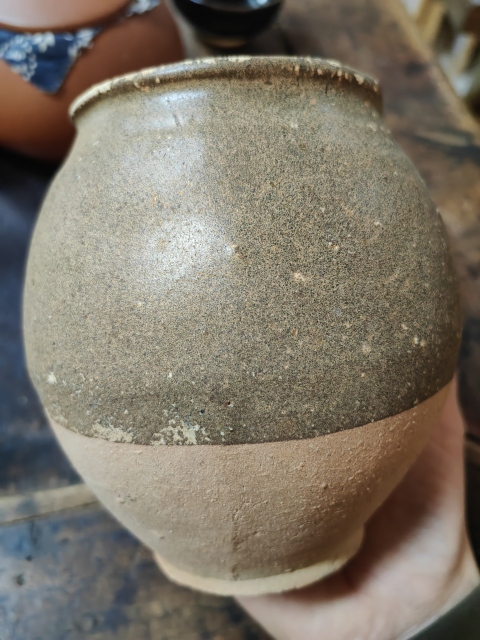 古玩陶瓷宋代·茶葉末釉罐子拍賣,當前價格168元