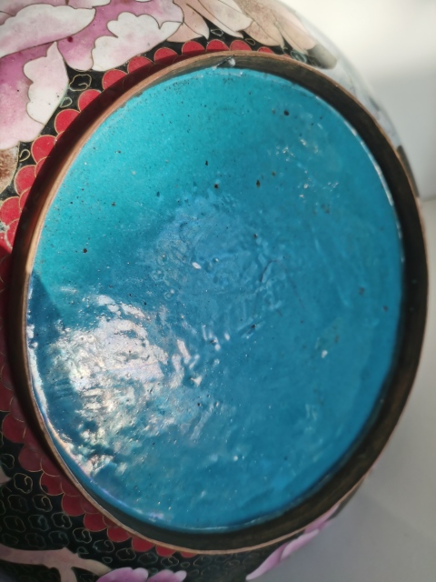 古玩雜項創匯?景泰藍筆洗拍賣，當前價格1450元
