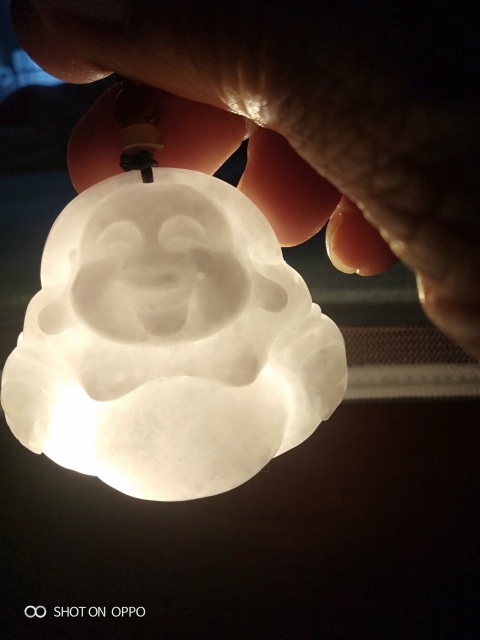 古玩玉器翡翠彌勒佛墜拍賣,當前價格325元
