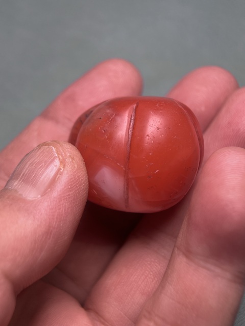 古玩玉器藏傳南紅瓜珠2拍賣,當(dāng)前價格4600元