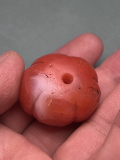 古玩玉器藏傳南紅瓜珠2拍賣,當(dāng)前價格4600元