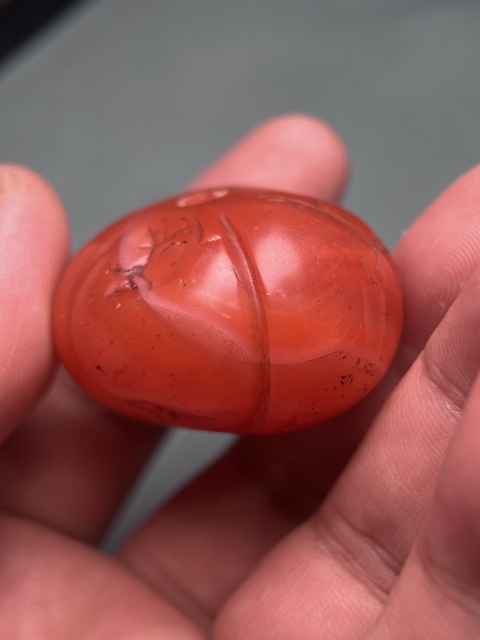 古玩玉器藏傳南紅瓜珠3拍賣，當前價格5600元