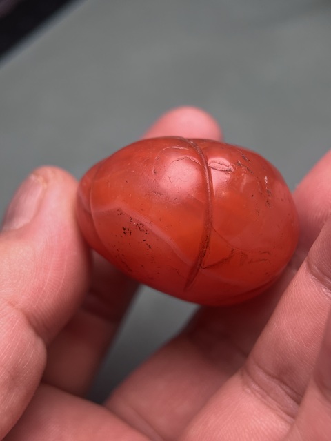古玩玉器藏傳南紅瓜珠3拍賣，當前價格5600元