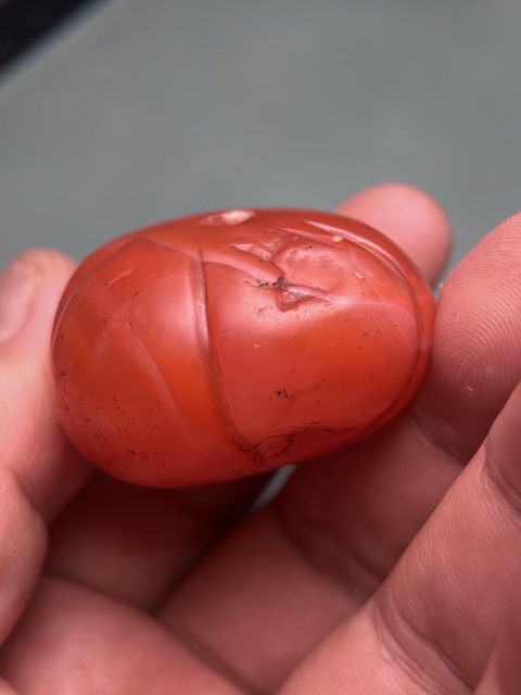 古玩玉器藏傳南紅瓜珠3拍賣，當前價格5600元