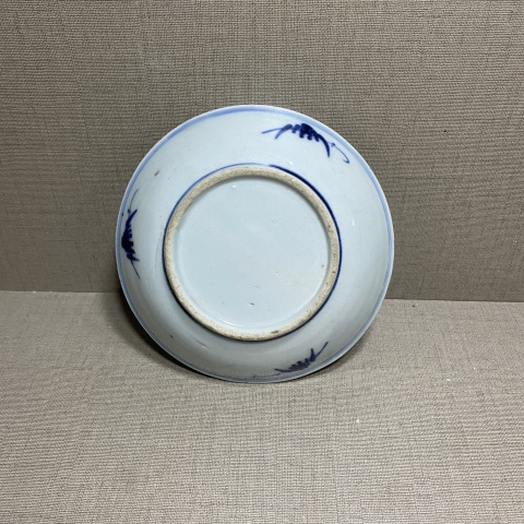 古玩陶瓷青花荷花紋盤拍賣,當前價格1200元