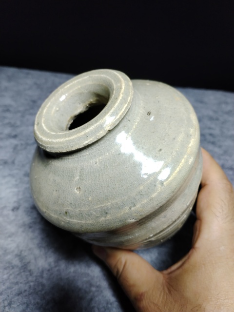 古玩陶瓷（全品）元末明初影青罐拍賣，當前價格1100元