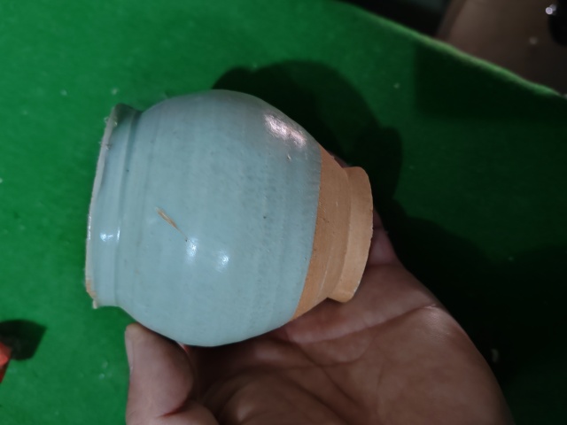 古玩陶瓷影青水盂拍賣,當前價格966元
