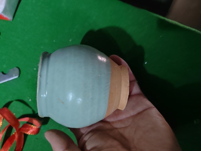 古玩陶瓷影青水盂拍賣,當前價格966元