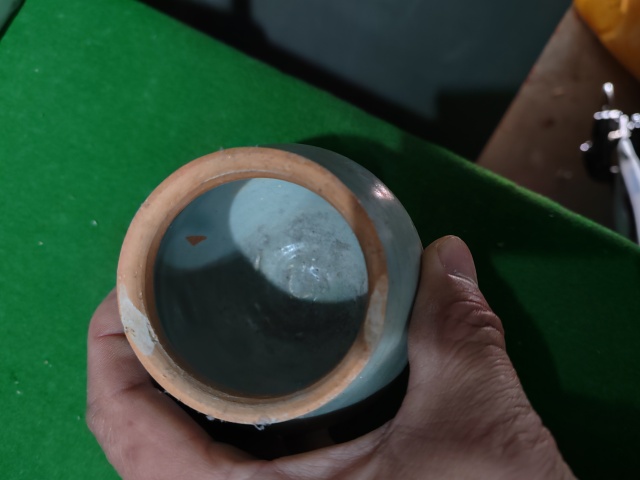 古玩陶瓷影青水盂拍賣,當前價格966元