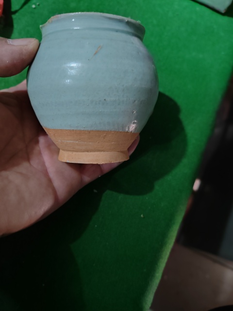 古玩陶瓷影青水盂拍賣,當前價格966元