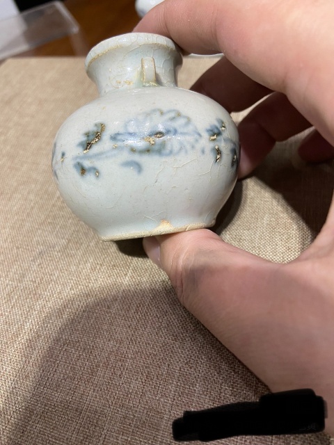 古玩陶瓷元青花花卉紋雙系罐拍賣，當前價格5000元