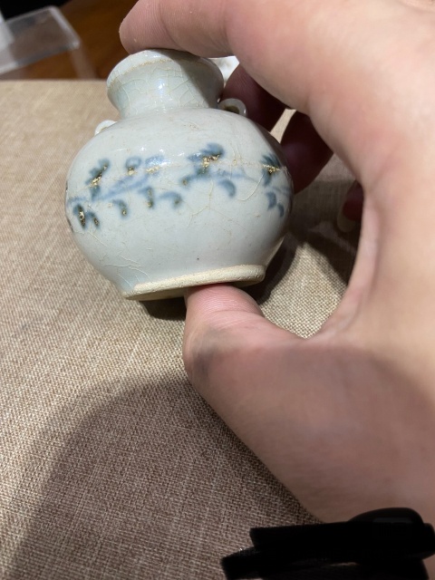 古玩陶瓷元青花花卉紋雙系罐拍賣，當前價格5000元