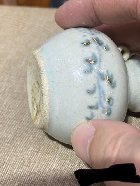 古玩陶瓷元青花花卉紋雙系罐拍賣，當前價格5000元