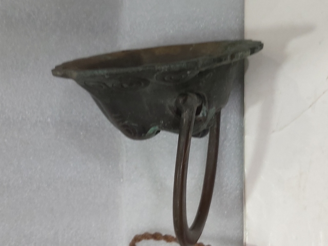古玩雜項銅獅門環拍賣,當前價格298元
