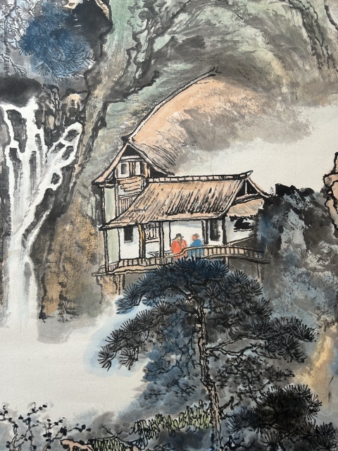 古玩字畫王瑞忠《山水》拍賣,當前價格1988元