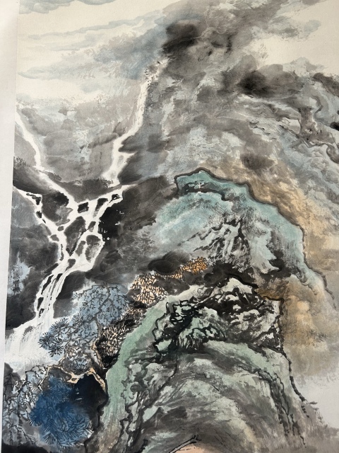 古玩字畫王瑞忠《山水》拍賣,當前價格1988元