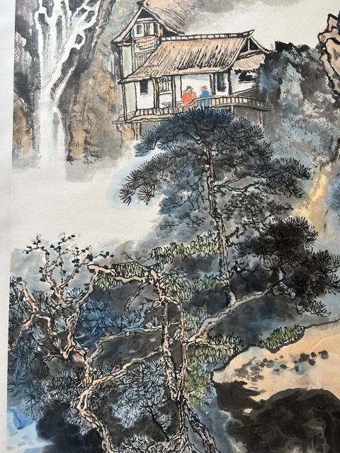 古玩字畫王瑞忠《山水》拍賣,當前價格1988元