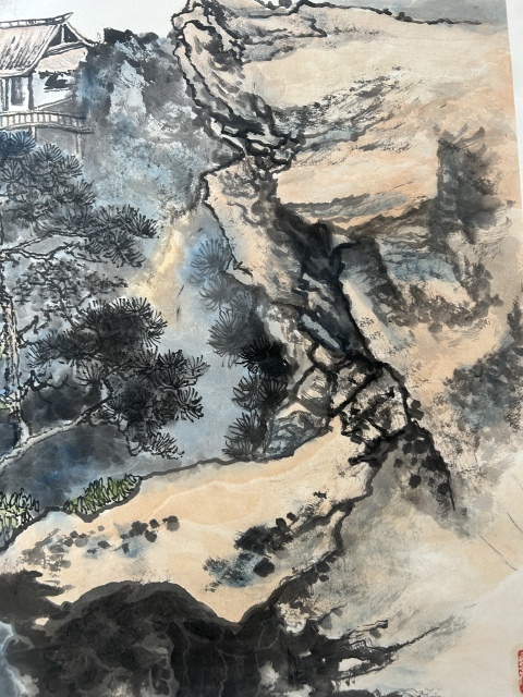 古玩字畫王瑞忠《山水》拍賣,當前價格1988元