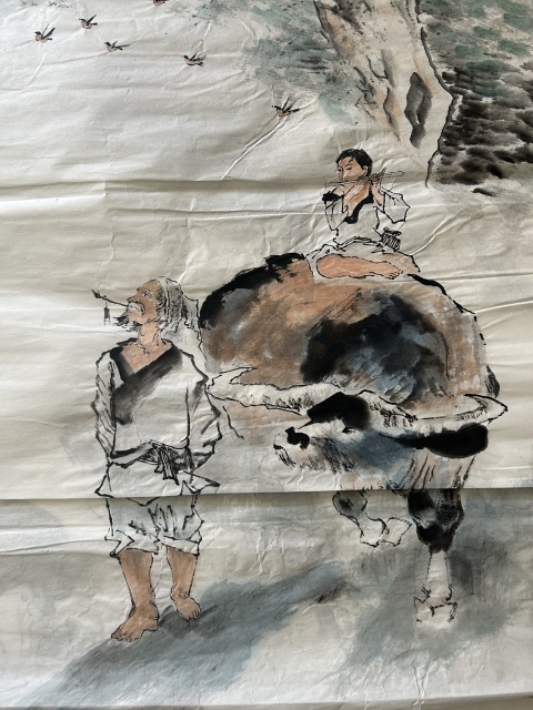 古玩字畫王瑞忠《一曲鄉(xiāng)水情》拍賣，當前價格988元