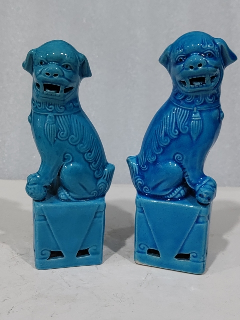 古玩陶瓷孔雀藍(lán)釉獅子擺件拍賣,當(dāng)前價格628元