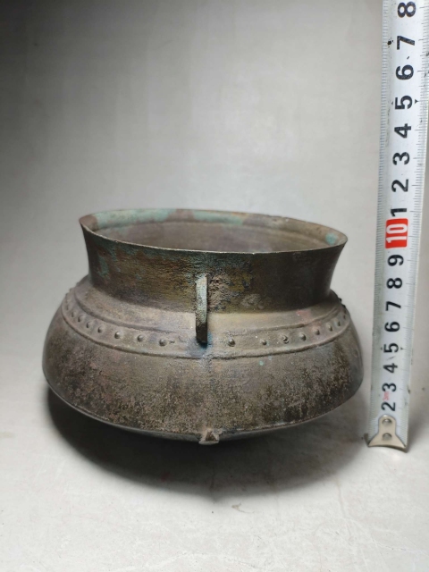 古玩銅器**釜拍賣，當前價格9986元