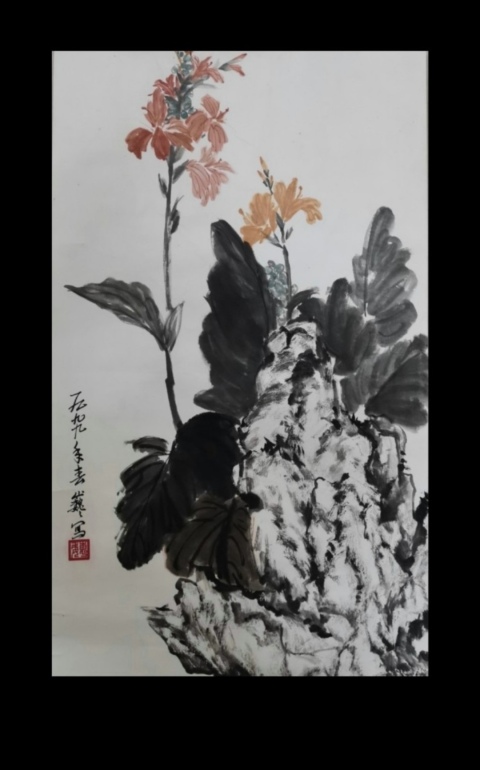 古玩字畫山東美術(shù)家會員山東書畫協(xié)會理事魏巍盛開拍賣,當(dāng)前價格499元