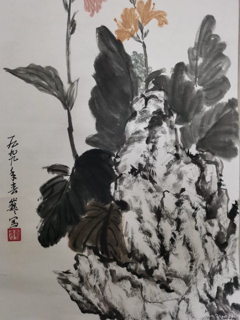古玩字畫山東美術(shù)家會員山東書畫協(xié)會理事魏巍盛開拍賣,當(dāng)前價格499元