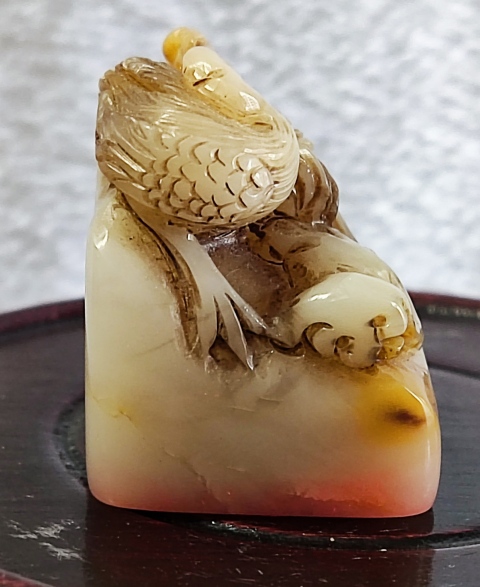古玩雜項壽山石印章拍賣,當前價格1688元