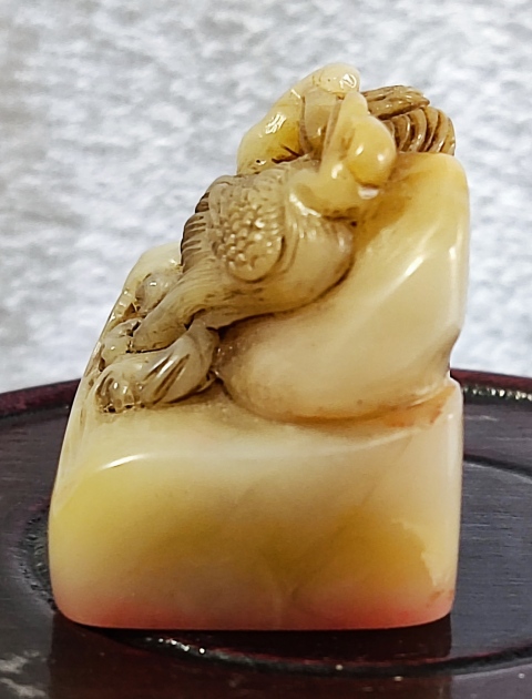 古玩雜項壽山石印章拍賣,當前價格1688元