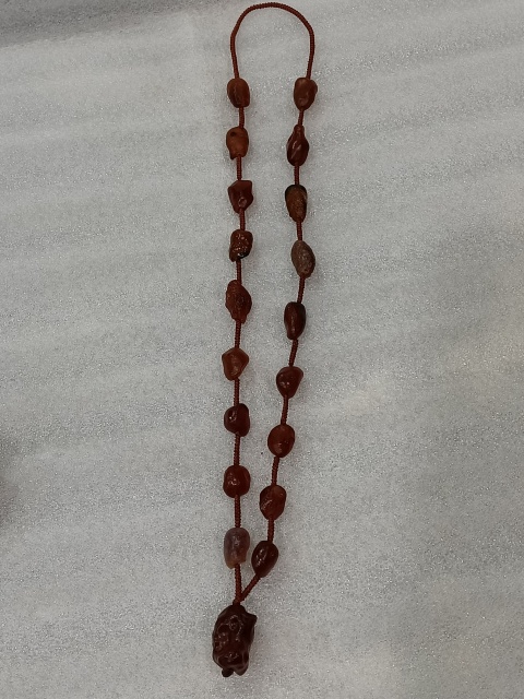 古玩雜項瑪瑙項鏈拍賣,當前價格298元