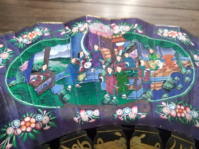 古玩雜項***繪折扇拍賣，當前價格3500元