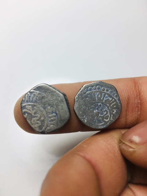 古玩錢幣絲綢之路銀幣一對拍賣,當前價格199元