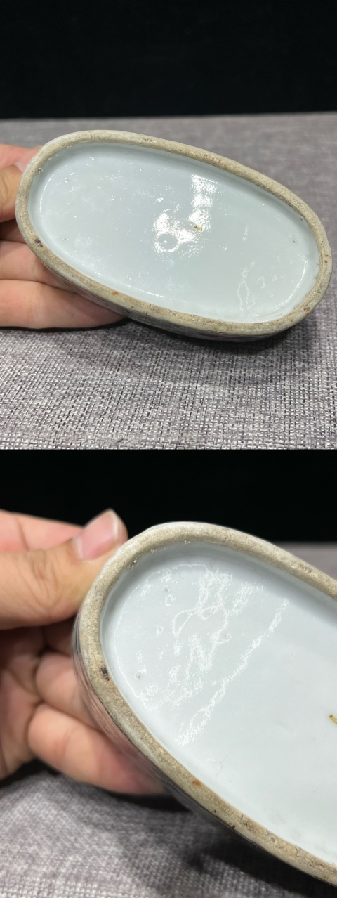 古玩陶瓷【清:同治】粉彩人物故事紋蓋盒【平臺都少見】【收藏珍品】拍賣，當前價格0元