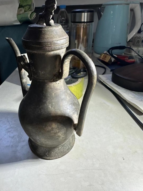 古玩陶瓷明末清初錫壺賞器拍賣,當前價格1800元