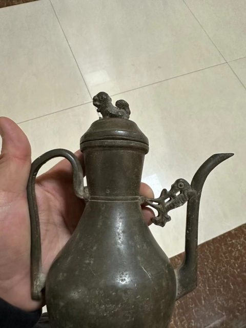 古玩陶瓷明末清初錫壺賞器拍賣,當前價格1800元
