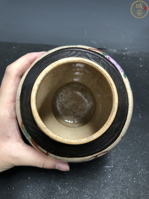 古玩陶瓷【已鑒真】哥釉五彩刀馬人物故事將軍罐拍賣，當前價格2800元