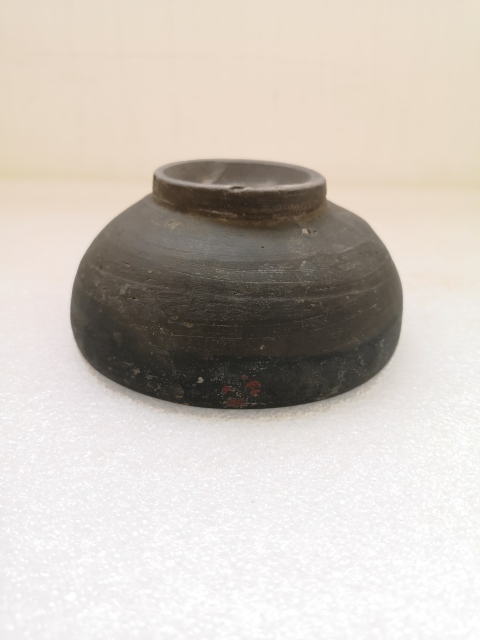 古玩陶瓷黑陶碗拍賣,當前價格480元