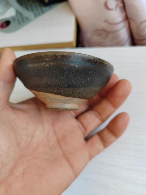 古玩陶瓷南宋黑釉盞拍賣(mài)，當(dāng)前價(jià)格1699元