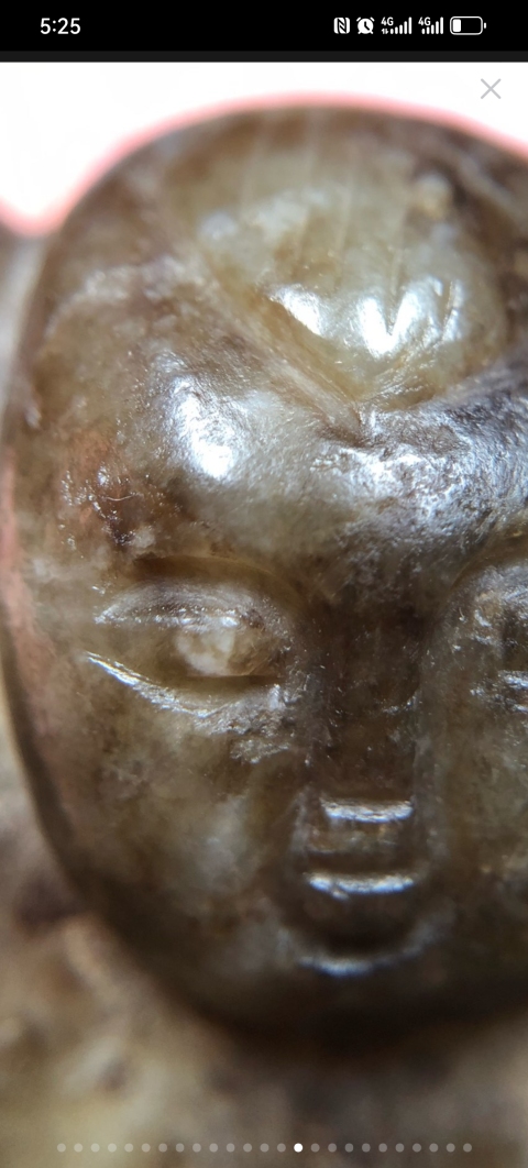 古玩玉器和田玉提油仿古童子拍賣，當(dāng)前價(jià)格800元