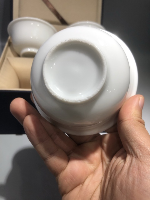 古玩陶瓷(精品主人杯)創匯-甜白釉-大號主人杯一組拍賣,當前價格298元
