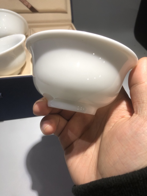古玩陶瓷(精品主人杯)創匯-甜白釉-大號主人杯一組拍賣,當前價格298元