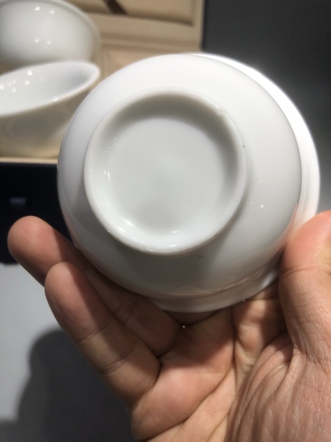 古玩陶瓷(精品主人杯)創匯-甜白釉-大號主人杯一組拍賣,當前價格298元