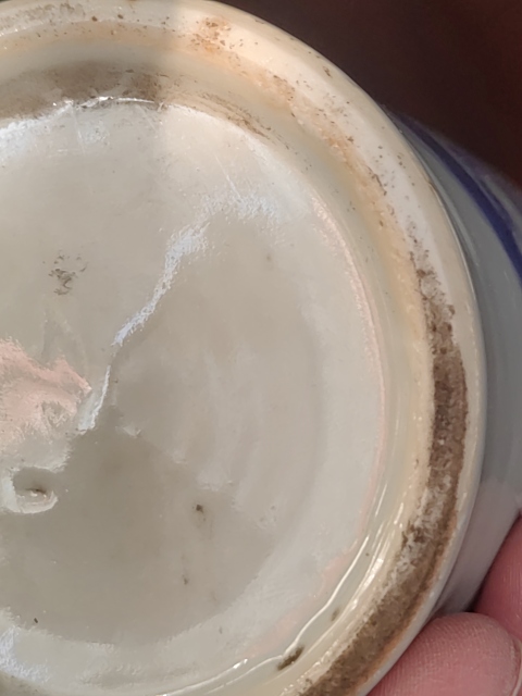 古玩陶瓷山水紋青花筆筒拍賣，當前價格3200元