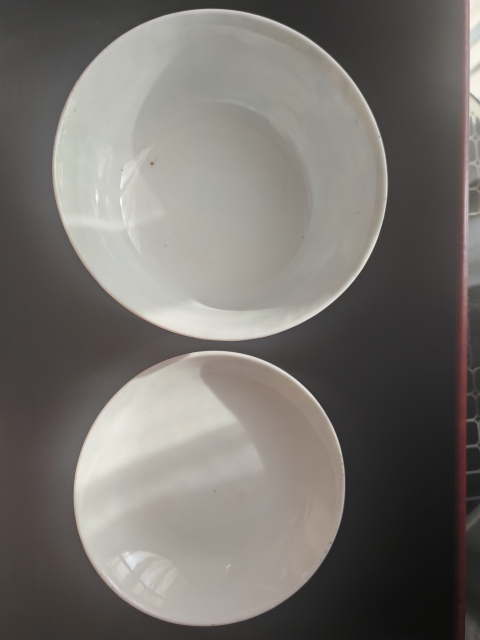 古玩陶瓷清晚期·青花荷池鴛鴦紋(滿池嬌)蓋碗拍賣,當前價格2180元