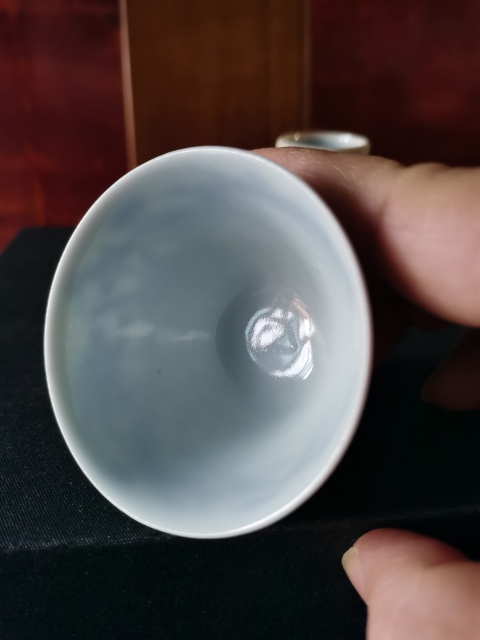 古玩陶瓷【精美茶杯】晚清民國青花龍紋杯一對拍賣，當(dāng)前價(jià)格560元