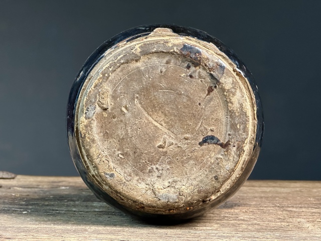 古玩陶瓷磁州窯黑釉雙系執(zhí)壺拍賣，當(dāng)前價格688元