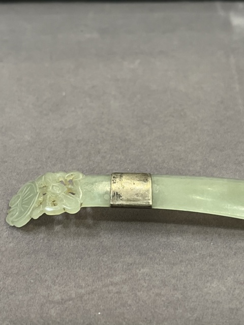 古玩玉器青玉發簪拍賣，當前價格1270元