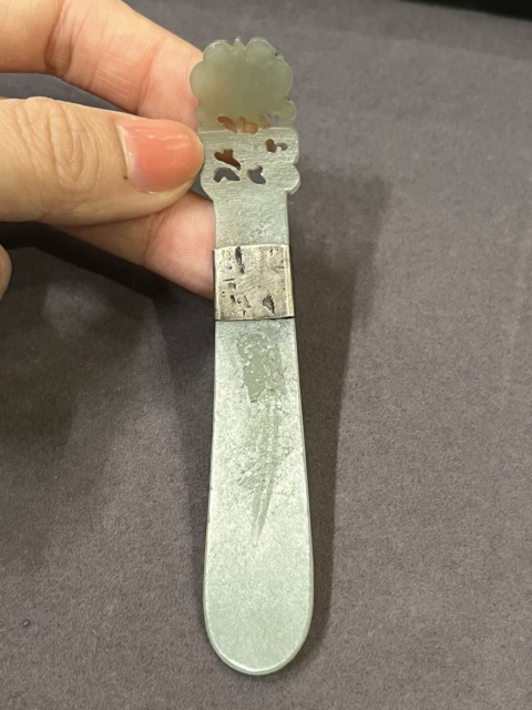 古玩玉器青玉發簪拍賣，當前價格1270元